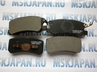 Колодки тормозные дисковые задние Nisshinbo для Mitsubishi Outlander XL (CW) (06-12) PF-3450