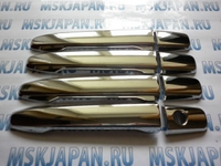 Хромированные накладки на ручки двери для Mitsubishi Outlander XL (CW) (08-12)
