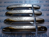 Хромированные накладки на ручки двери для Hyundai Santa Fe (2007-2012)